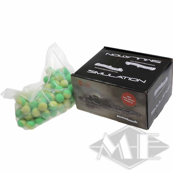 Tomahawk cal.68 "Simulation" Powder Balls, 100 box