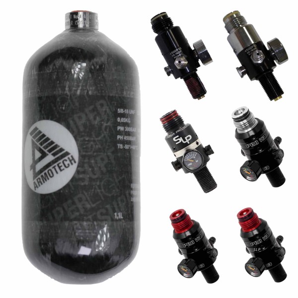 1,1L Armotech SupraLite mit 300bar Regulator