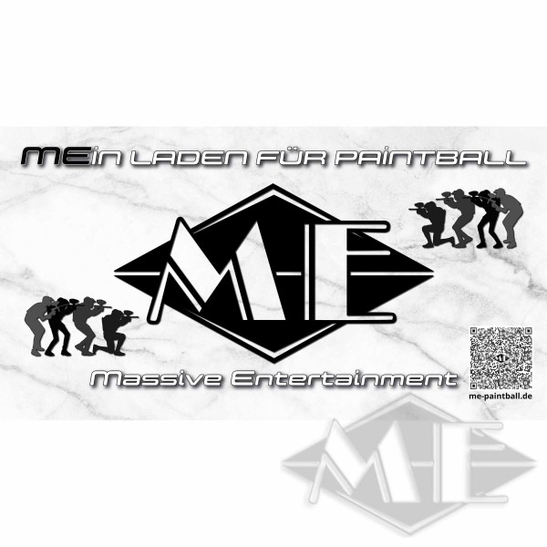 Construction-Banner "ME-Paintball - Marble" 335 x 180 cm